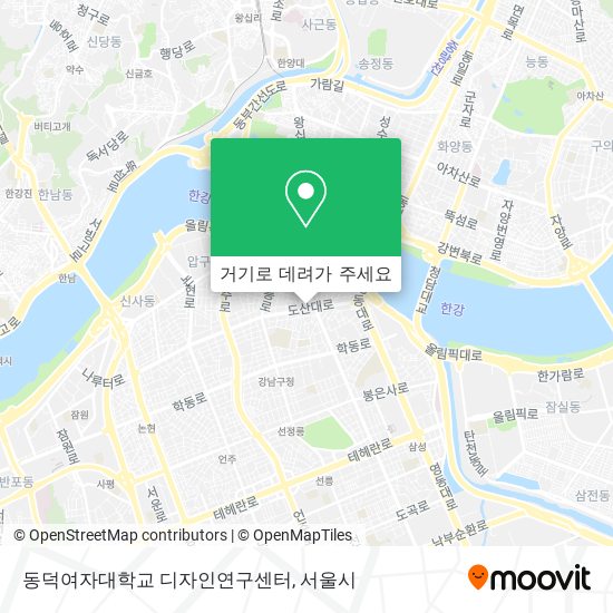 동덕여자대학교 디자인연구센터 지도
