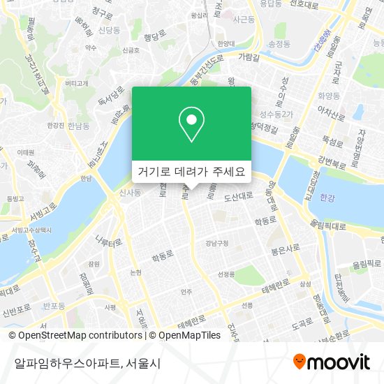 알파임하우스아파트 지도