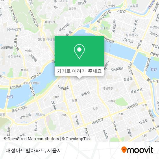 대성아트빌아파트 지도