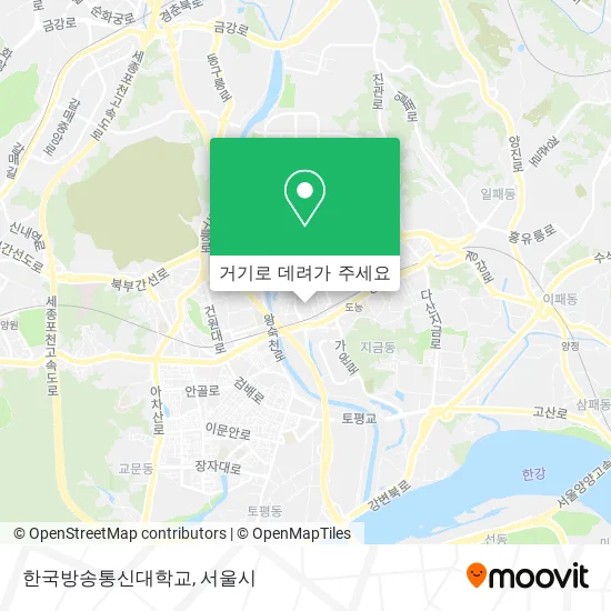 한국방송통신대학교 지도