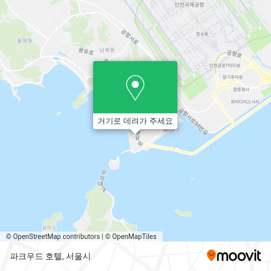 파크우드 호텔 지도