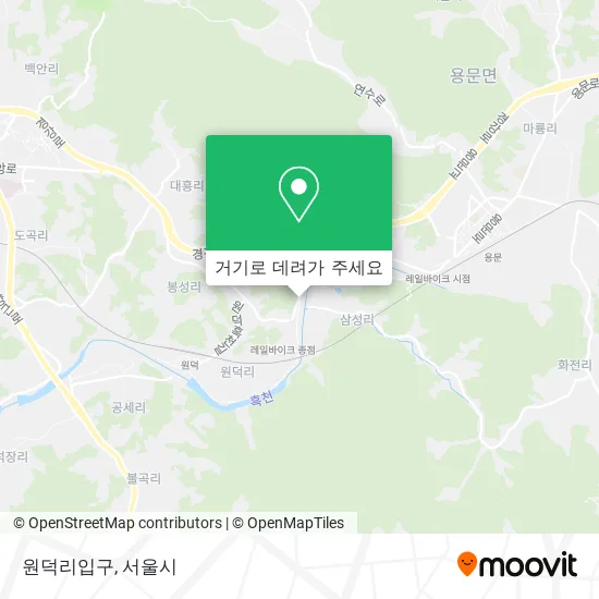 원덕리입구 지도