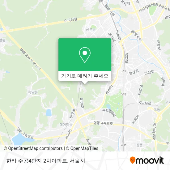 한라 주공4단지 2차아파트 지도