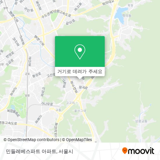 민들레베스파트 아파트 지도