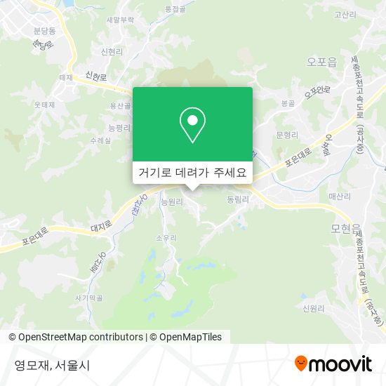 영모재 지도