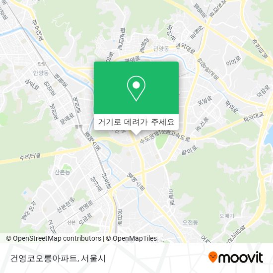 건영코오롱아파트 지도