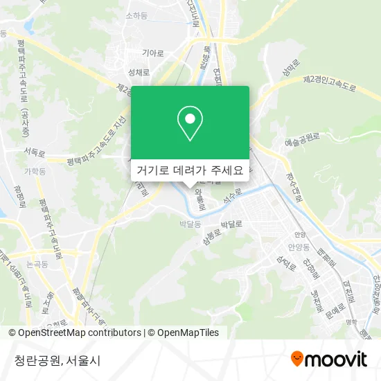 청란공원 지도
