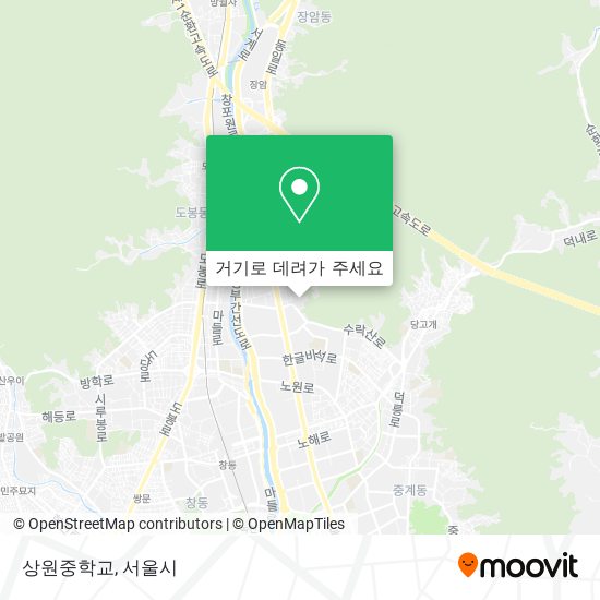 상원중학교 지도
