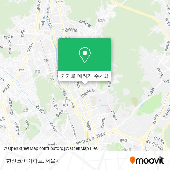 한신코아아파트 지도