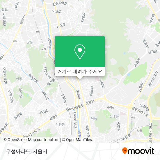 우성아파트 지도