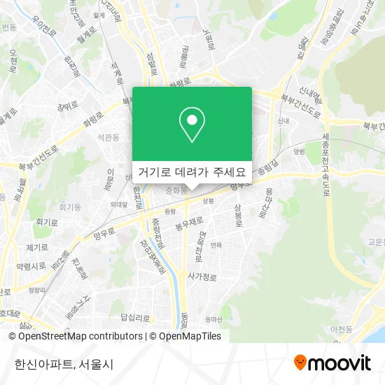 한신아파트 지도