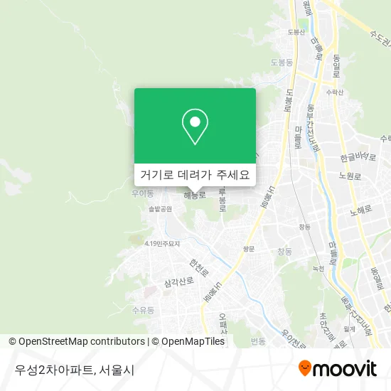 우성2차아파트 지도