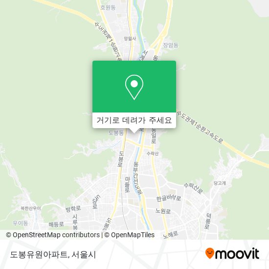 도봉유원아파트 지도