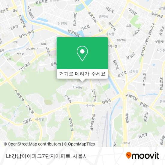 Lh강남아이파크7단지아파트 지도
