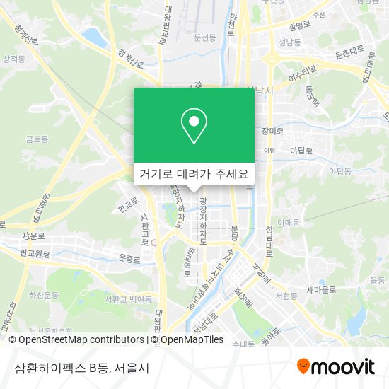 삼환하이펙스 B동 지도