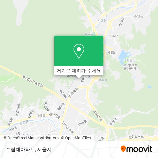 수림채아파트 지도