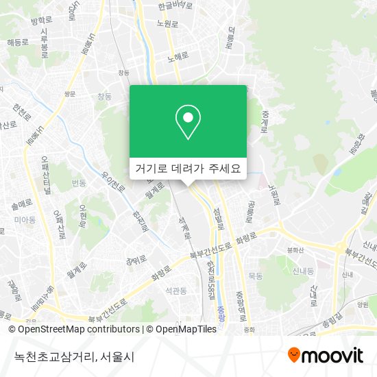 녹천초교삼거리 지도