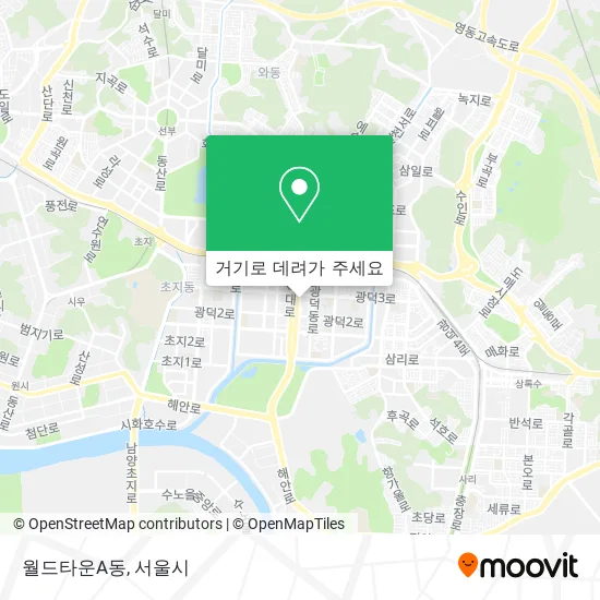 월드타운A동 지도