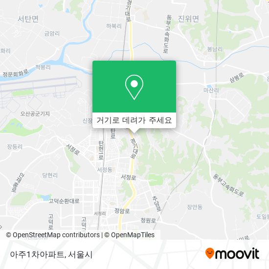 아주1차아파트 지도