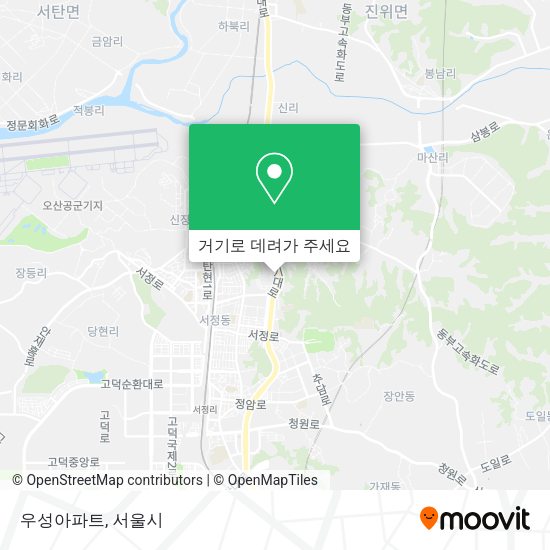 우성아파트 지도