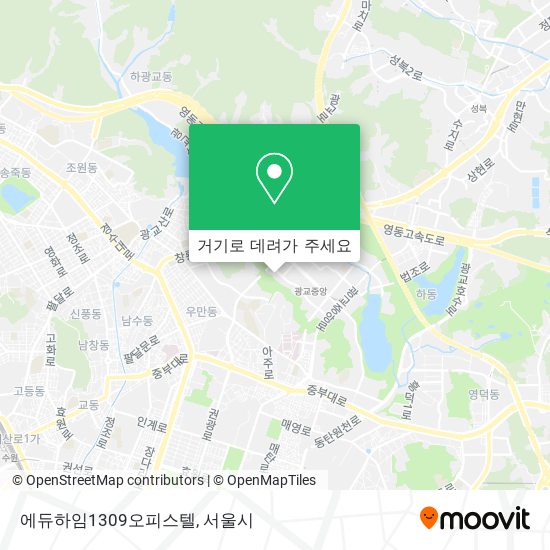 에듀하임1309오피스텔 지도