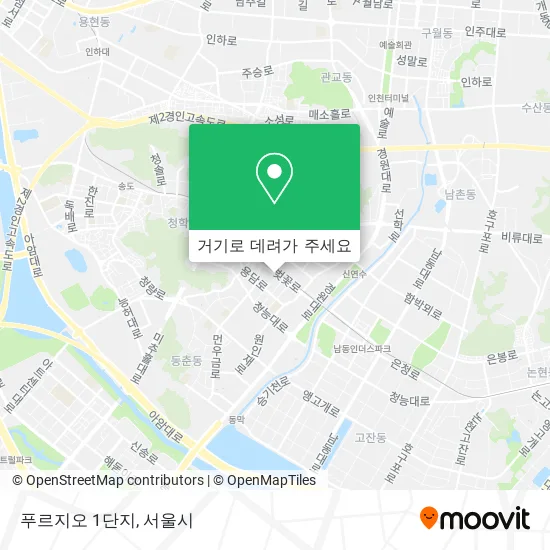 푸르지오 1단지 지도
