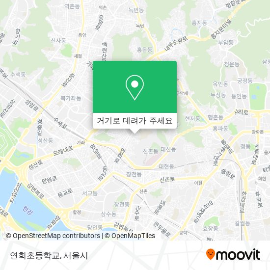 연희초등학교 지도