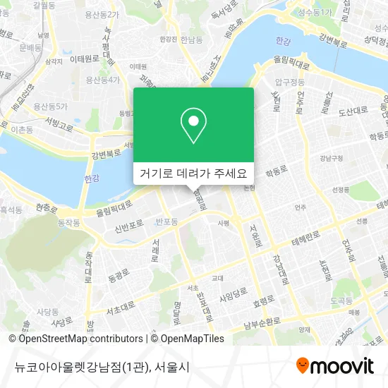 뉴코아아울렛강남점(1관) 지도
