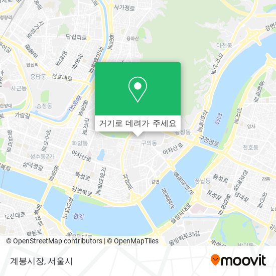 계봉시장 지도