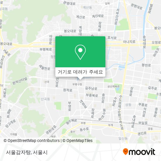 서울감자탕 지도