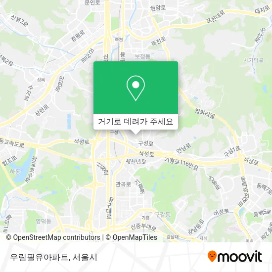 우림필유아파트 지도