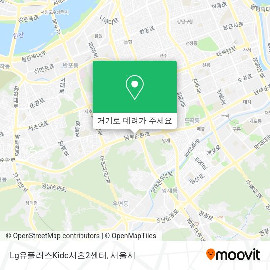 Lg유플러스Kidc서초2센터 지도