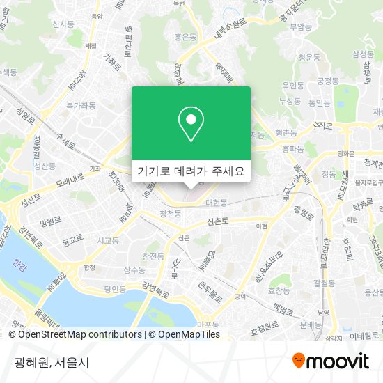 광혜원 지도