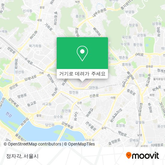 정자각 지도