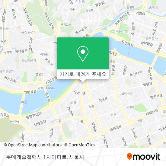 롯데캐슬갤럭시 1차아파트 지도