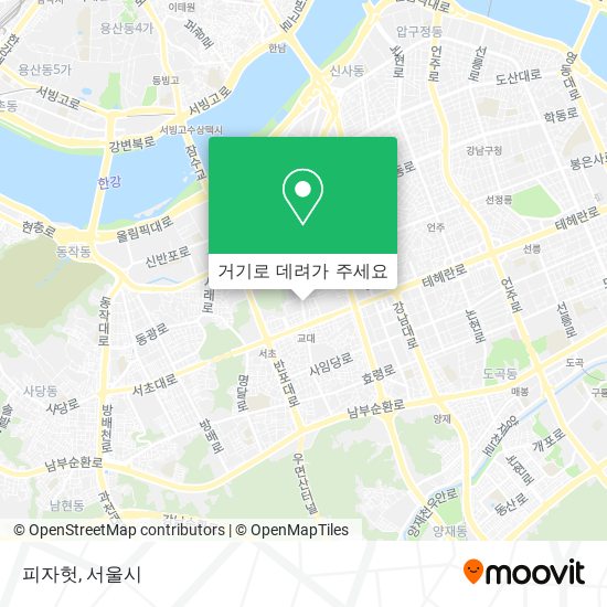 피자헛 지도