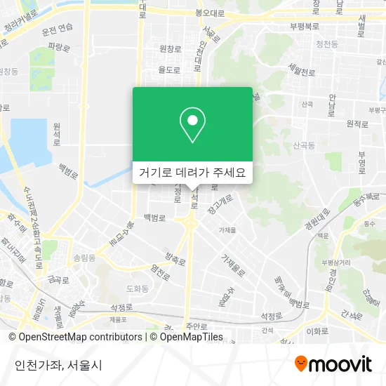 인천가좌 지도