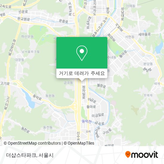 더샵스타파크 지도