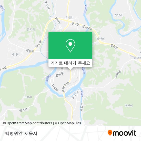 백병원앞 지도