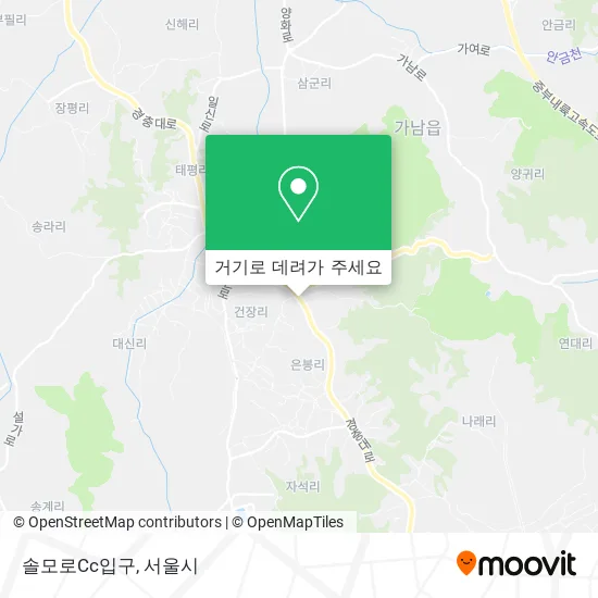 솔모로Cc입구 지도