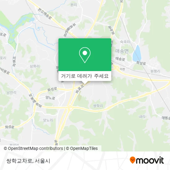 쌍학교차로 지도