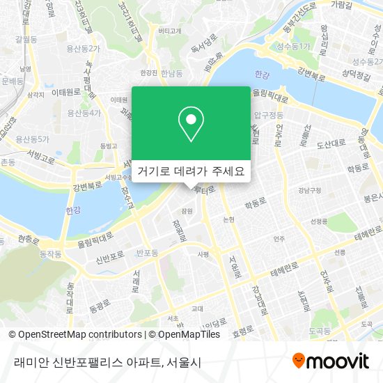 래미안 신반포팰리스 아파트 지도