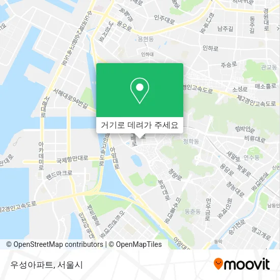 우성아파트 지도