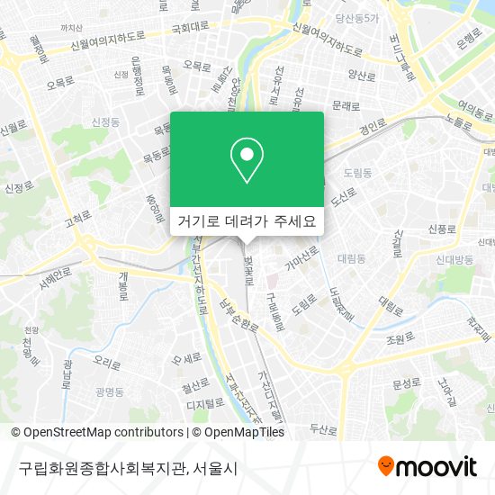 구립화원종합사회복지관 지도