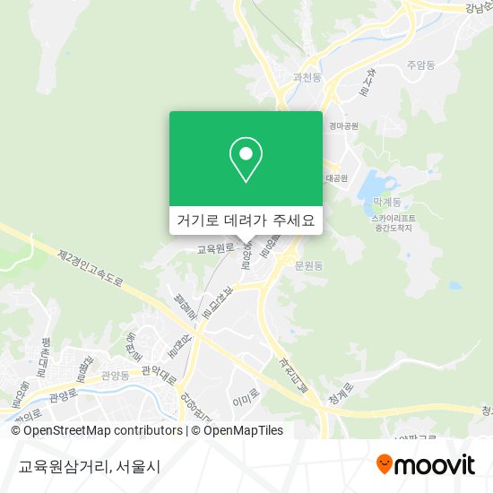 교육원삼거리 지도