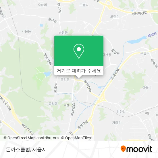 돈까스클럽 지도