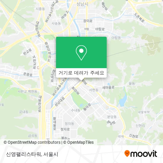 신영팰리스타워 지도