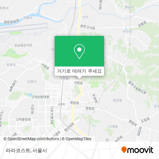 라라코스트 지도