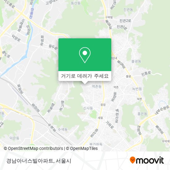 경남아너스빌아파트 지도