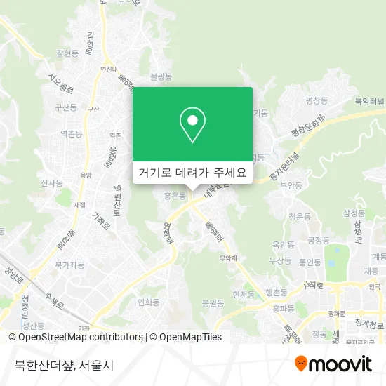 북한산더샾 지도